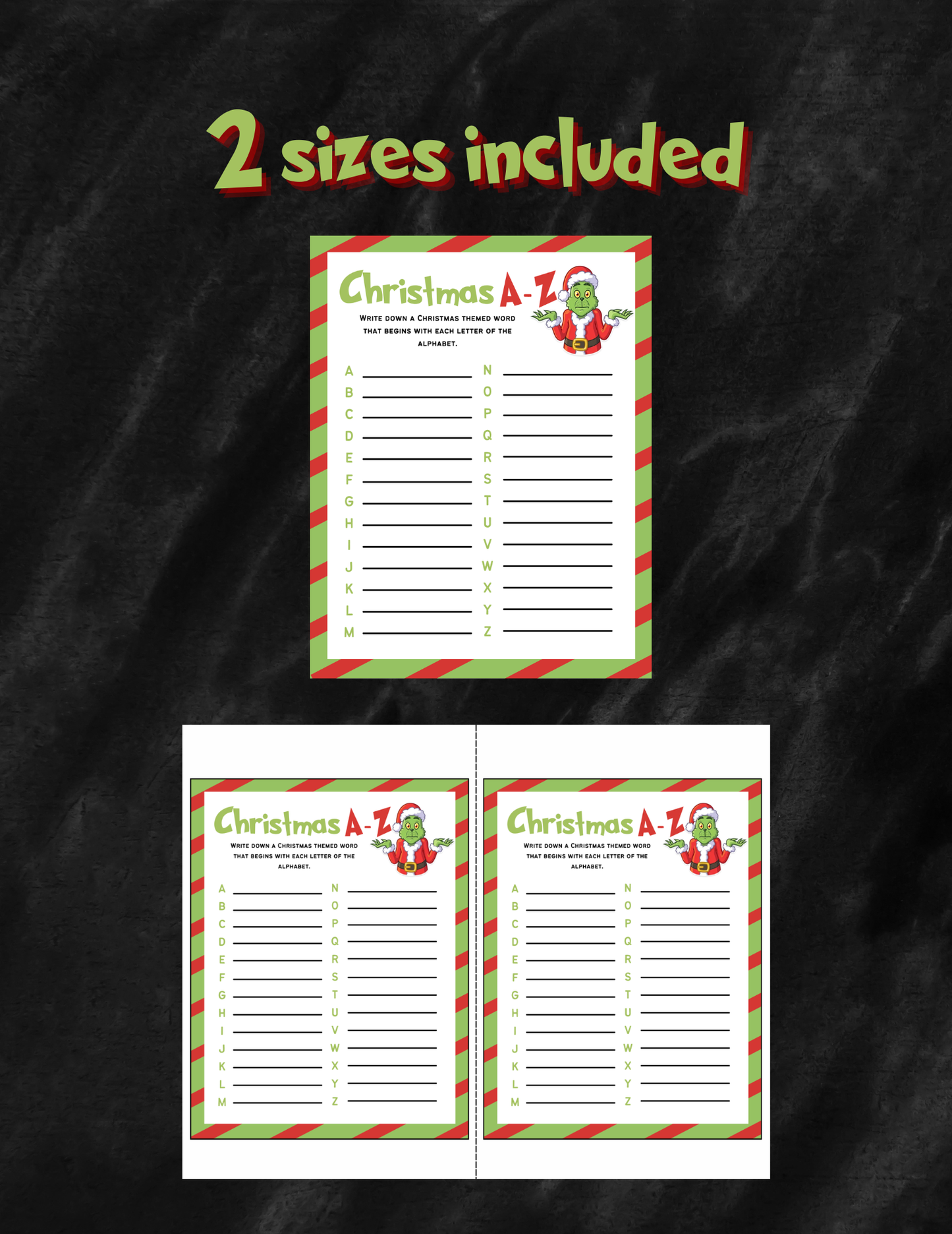 Christmas Movie Theme Games - Bundle